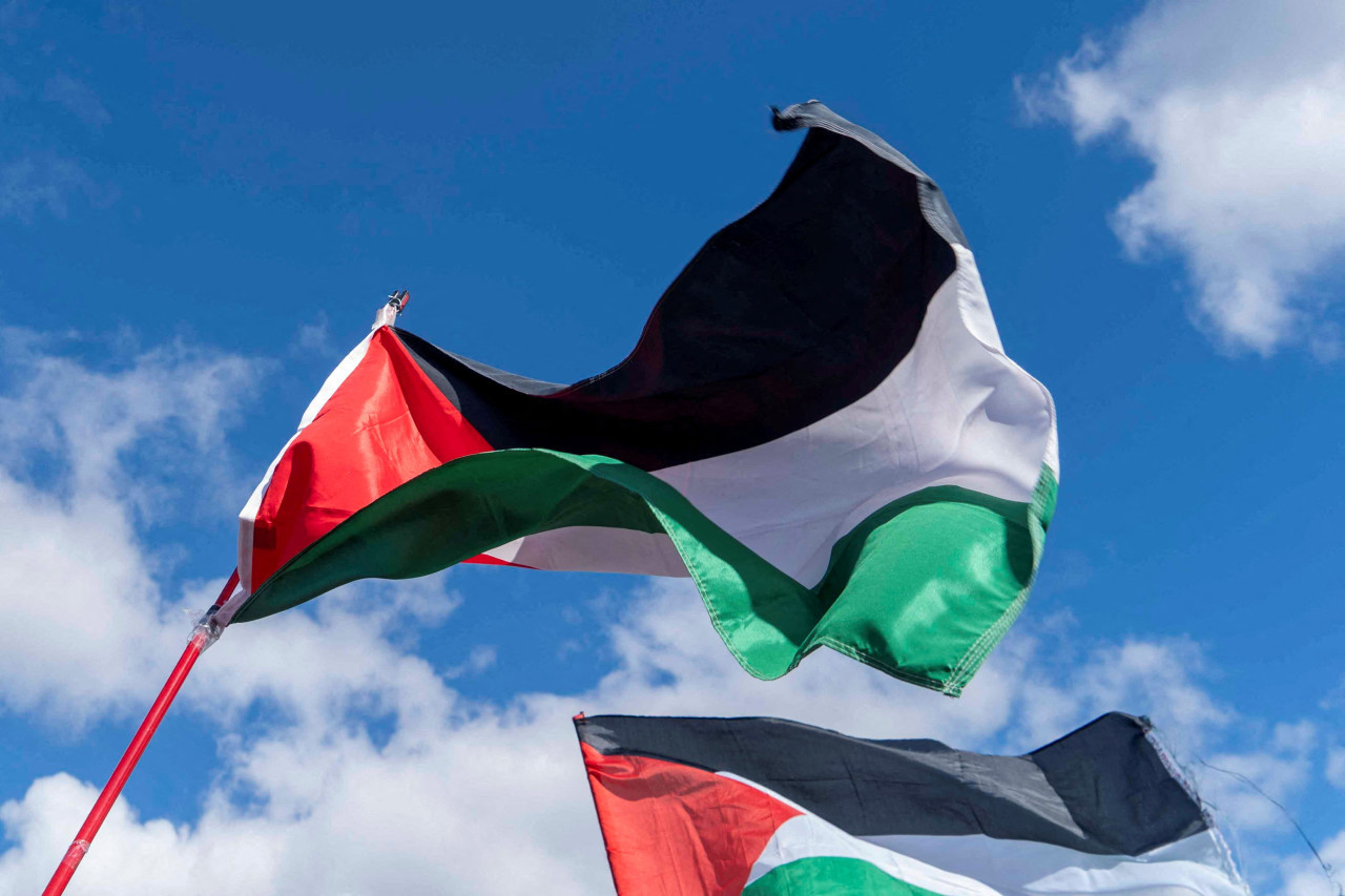 Bandera palestina. Foto: Reuters.