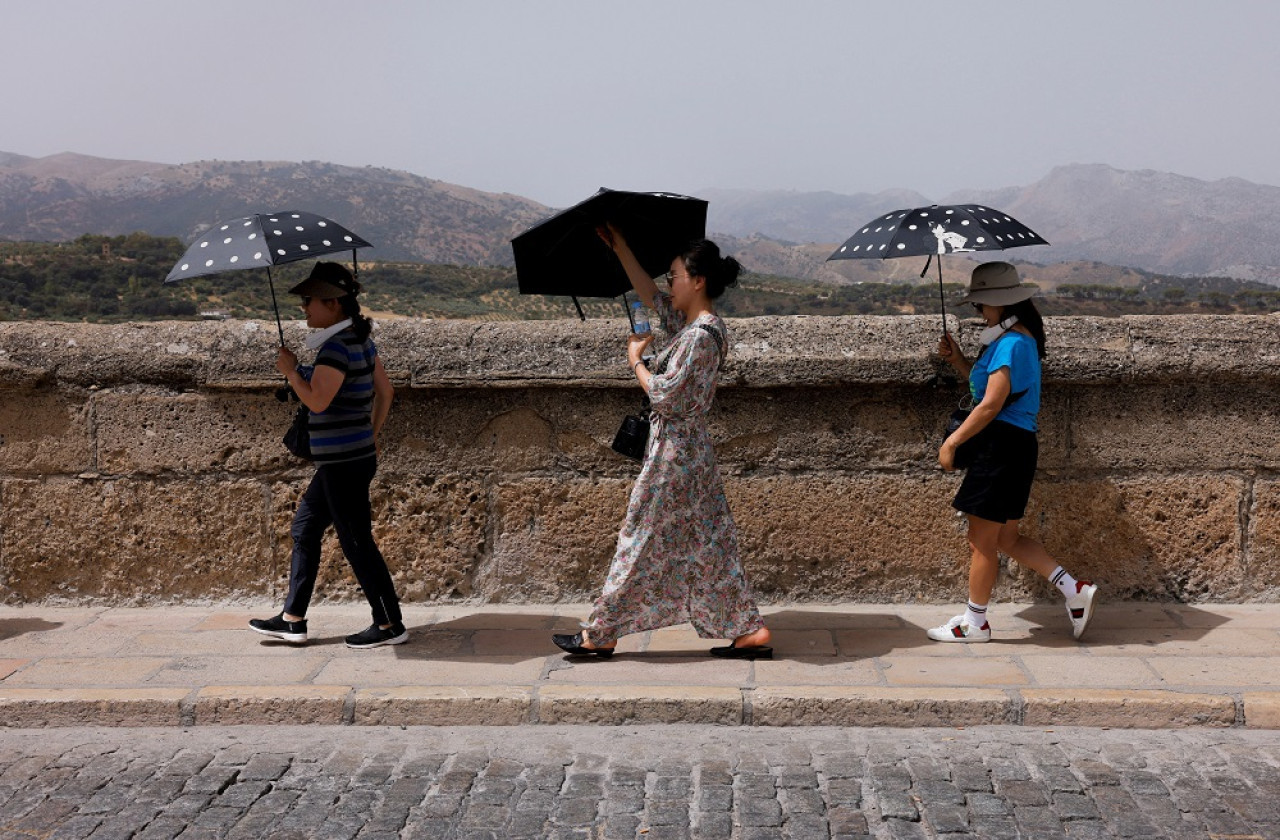Ola de calor en España. Foto: Reuters.