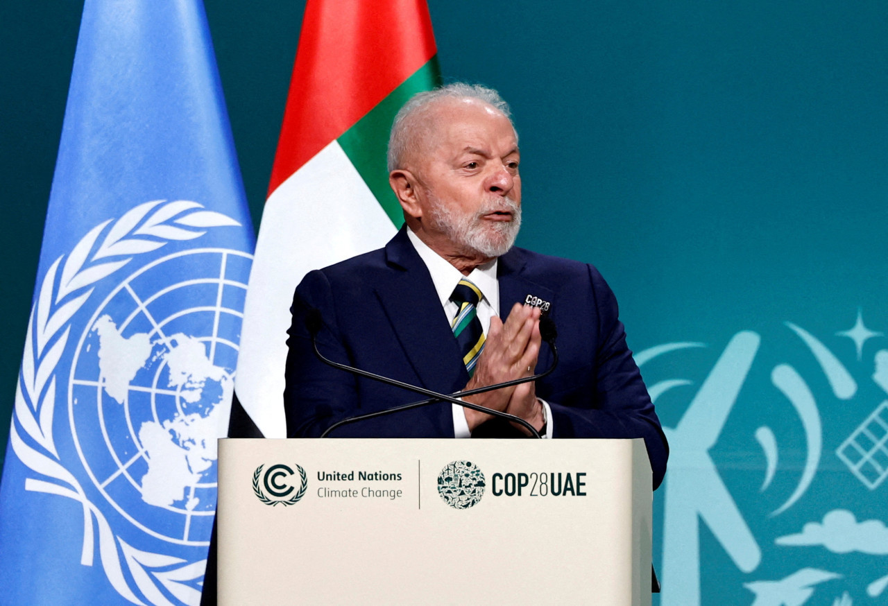 Lula da Silva en la COP28. Foto: Reuters