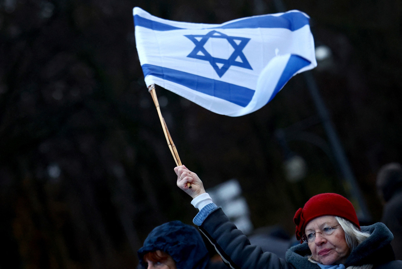 Manifestación por Israel en Berlín. Foto: EFE.