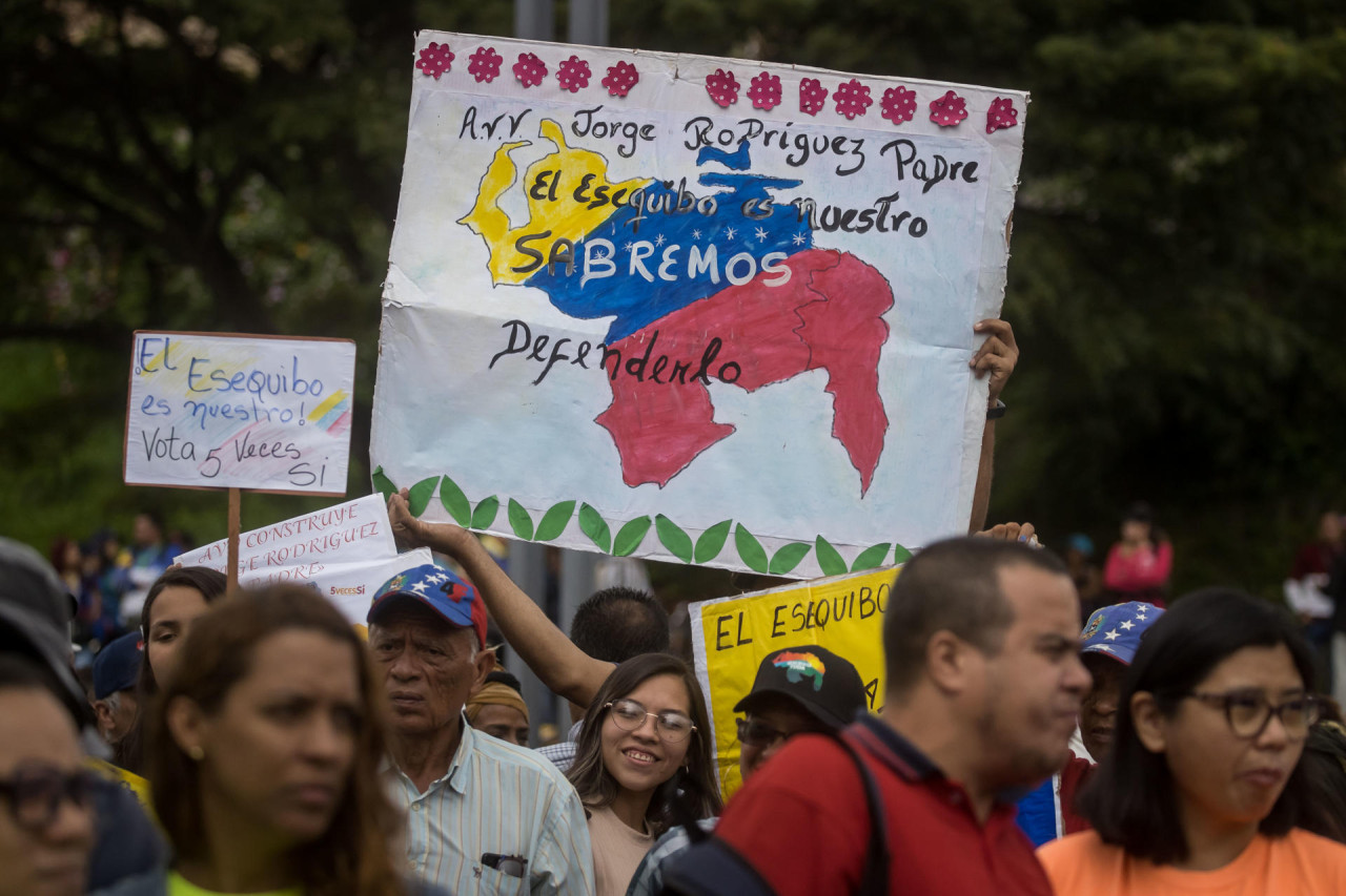 Conflicto territorial entre Guyana y Venezuela. Foto: EFE