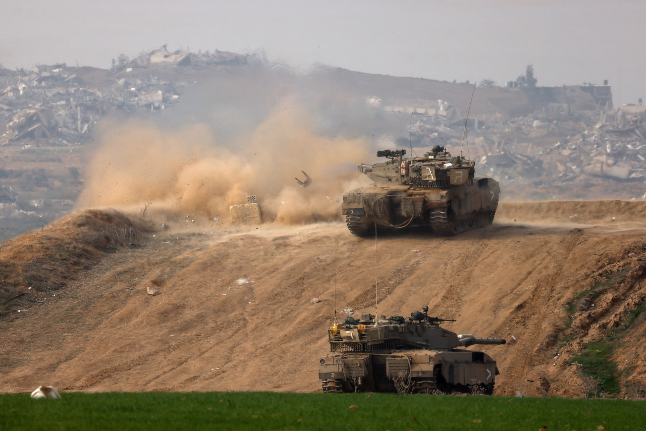 Ataques cruzados en Gaza. Foto: Reuters