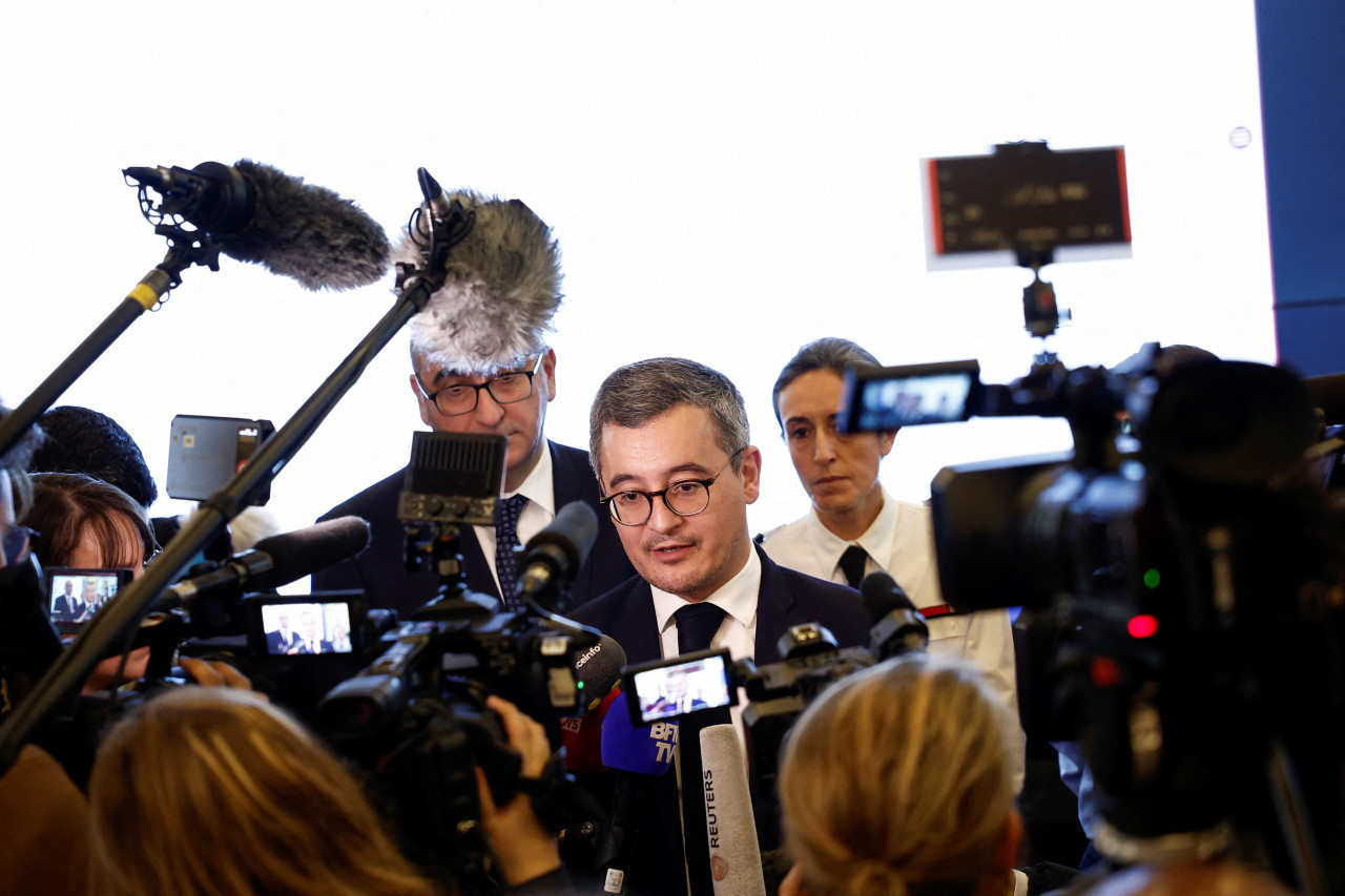 Ministro del Interior francés, Gérald Darmanin. Foto: Reuters