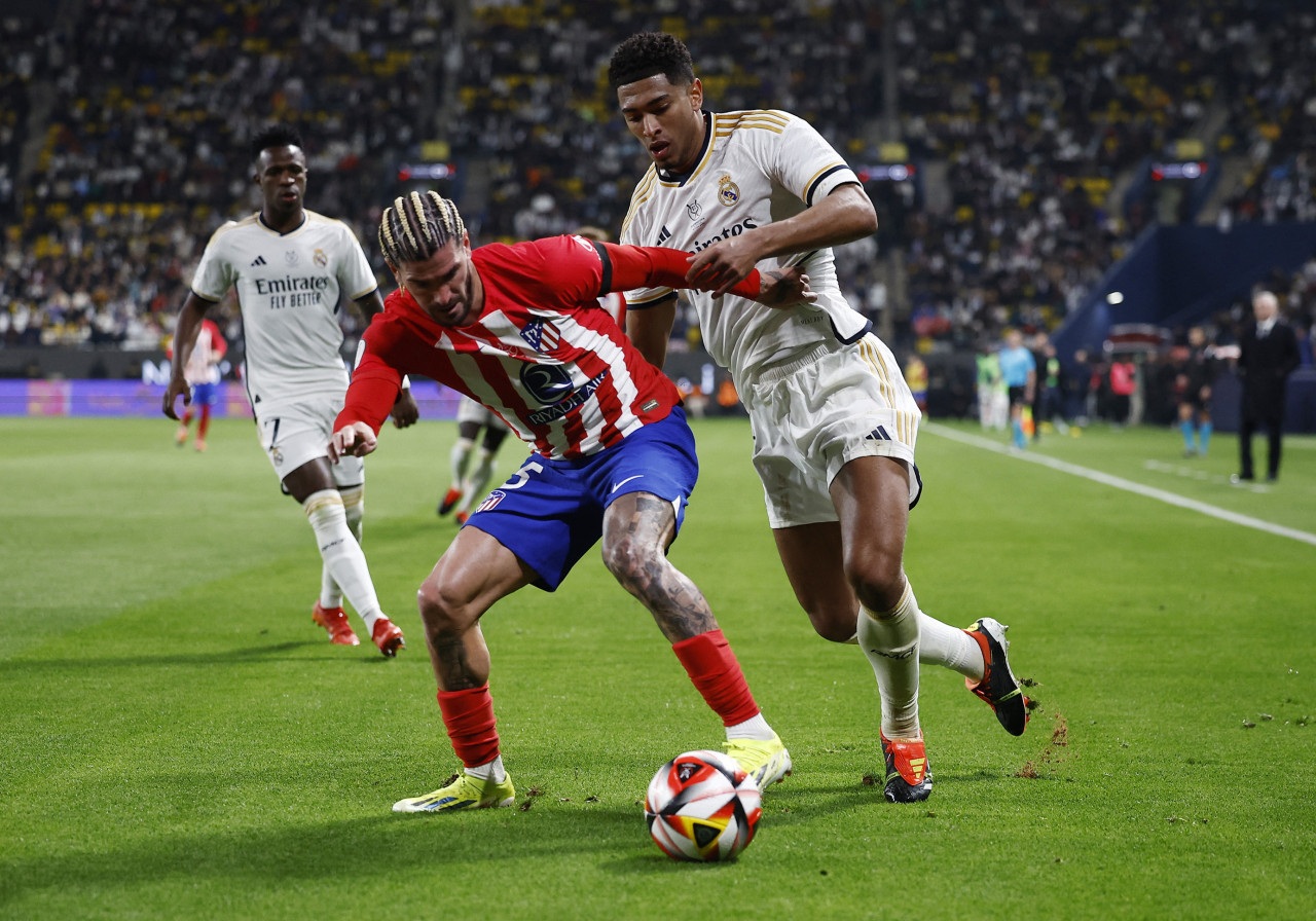 Supercopa de España, Real Madrid vs. Atlético de Madrid. Foto: REUTERS.