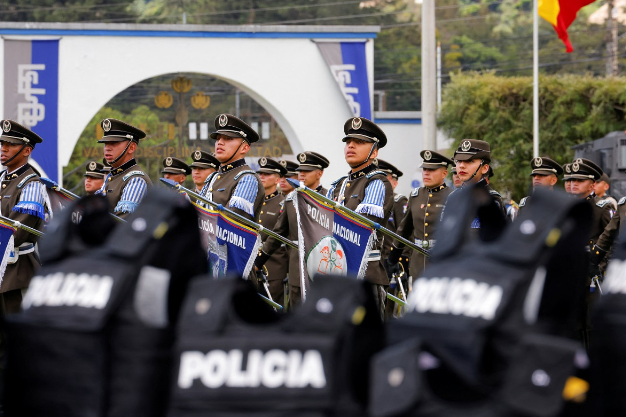 Policía Nacional de Ecuador. Foto: Reuters.