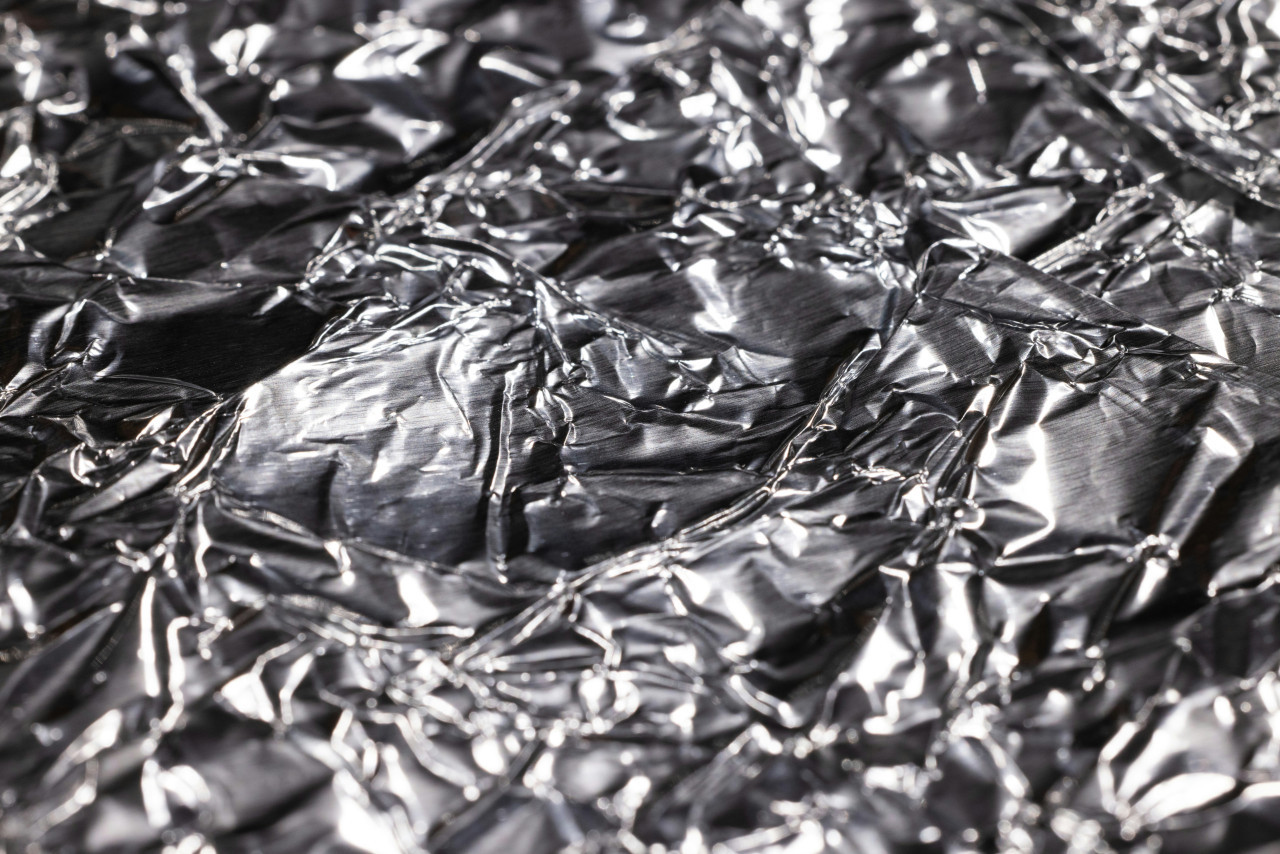 Papel de aluminio. Foto: Unsplash