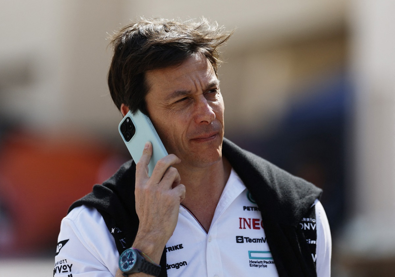 Toto Wolff, director de equipo de Mercedes. Foto: Reuters.