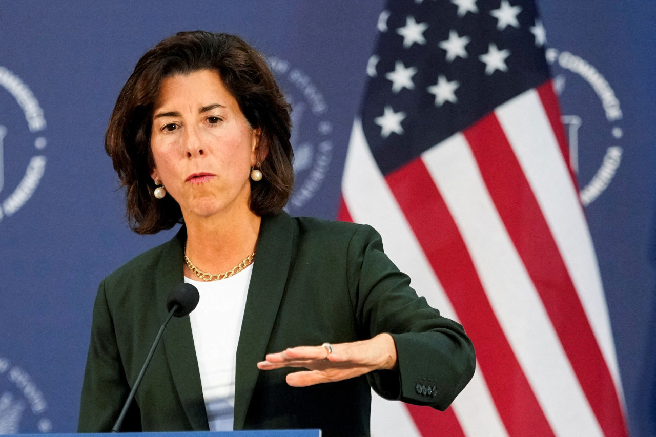 Gina Raimondo, secretaria de Comercio de Estados Unidos. Foto: Reuters.