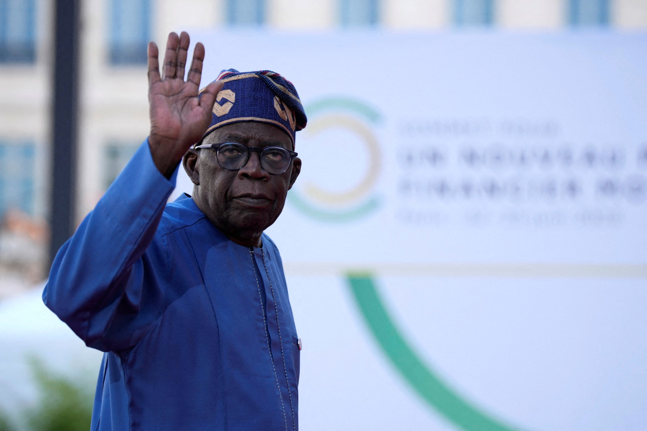 Bola Tinubu, presidente de Nigeria. Foto: Reuters