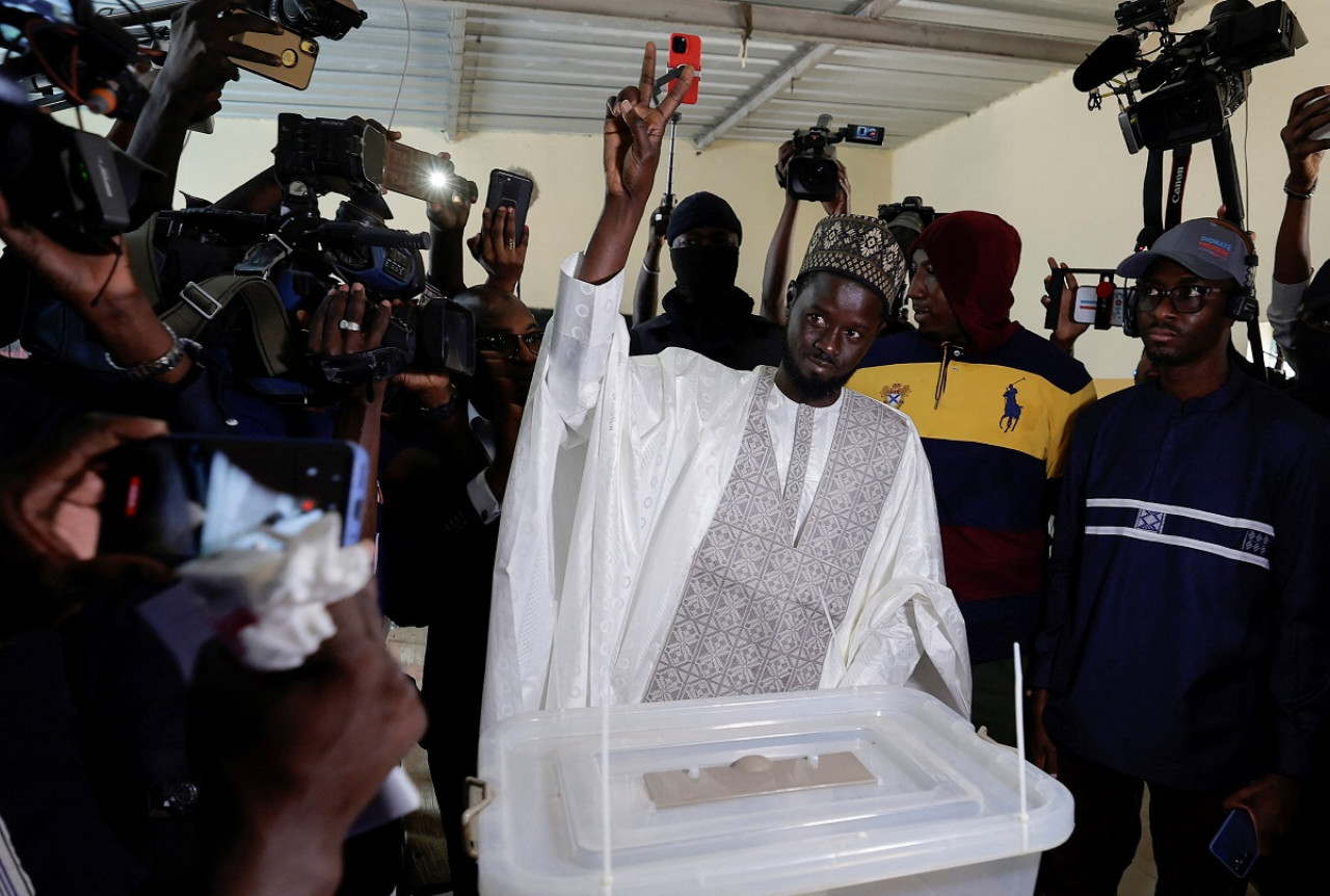 Bassirou Diomaye Faye, nuevo presidente de Senegal. Foto: Reuters
