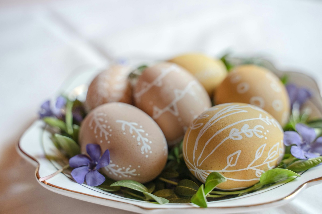 Huevos de Pascua; Semana Santa. Foto: Unsplash.