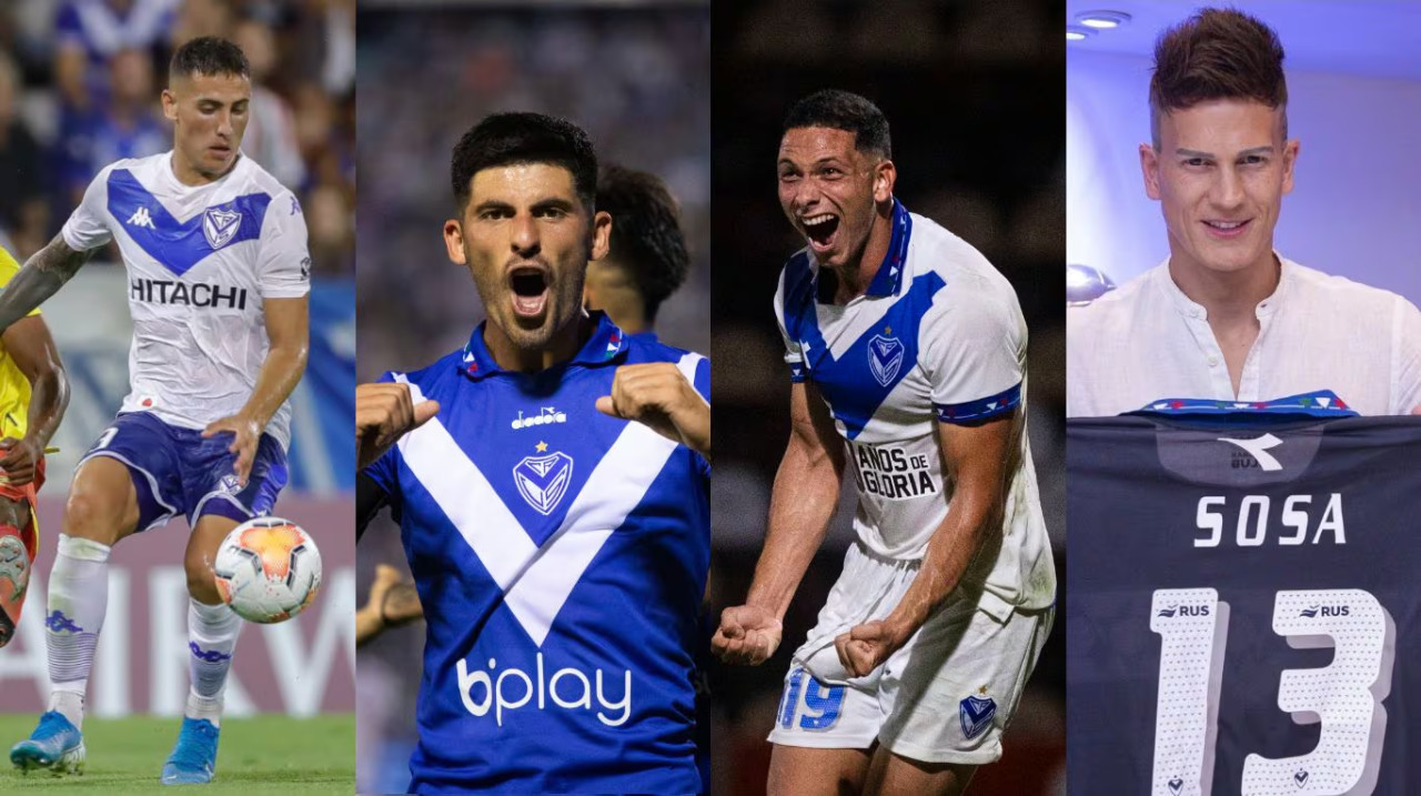 Los cuatro jugadores de Vélez implicados