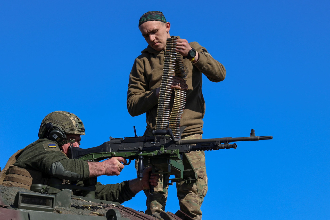 Infantes de la Marina ucraniana. Foto: Reuters.