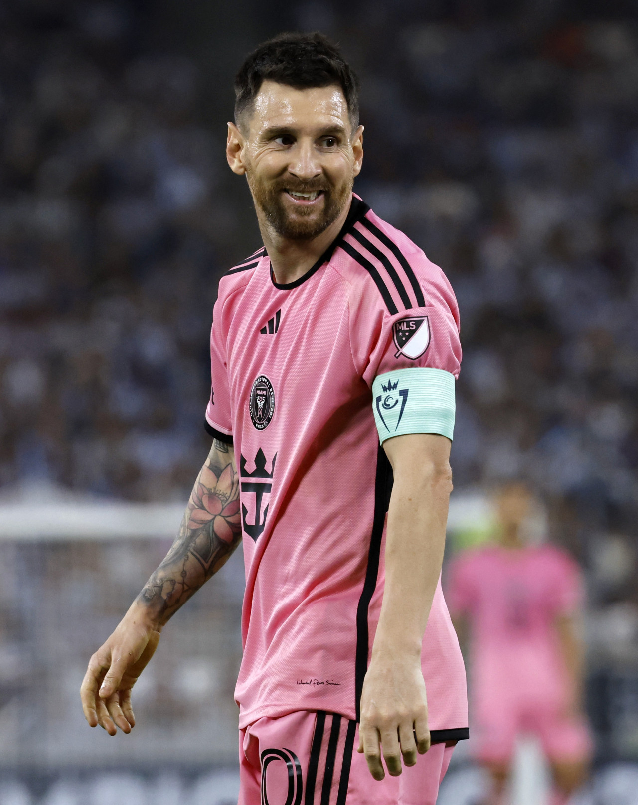 La desazón de Messi por la derrota de su equipo. Foto: Reuters