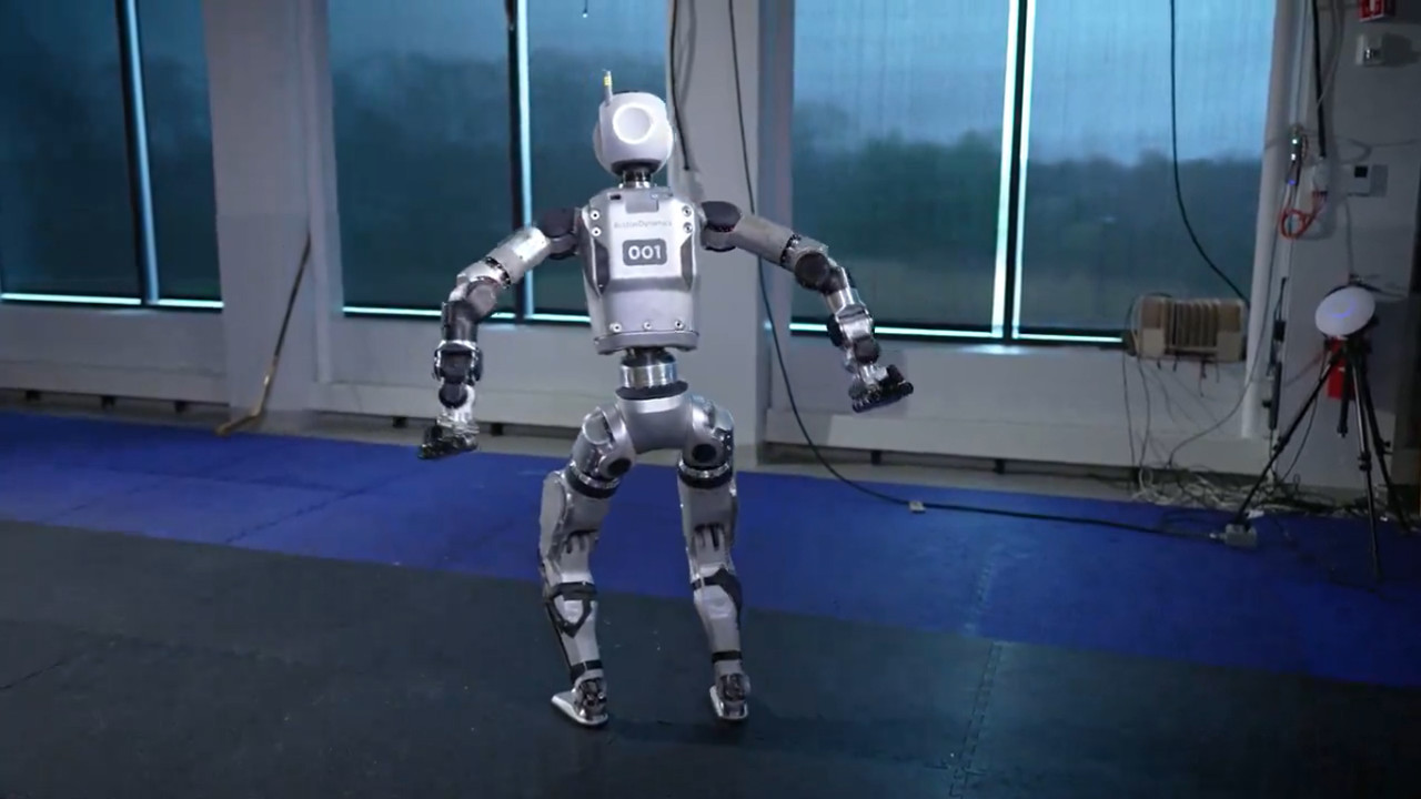 Atlas, el nuevo robot humanoide eléctrico de Boston Dynamics. Foto: Captura.