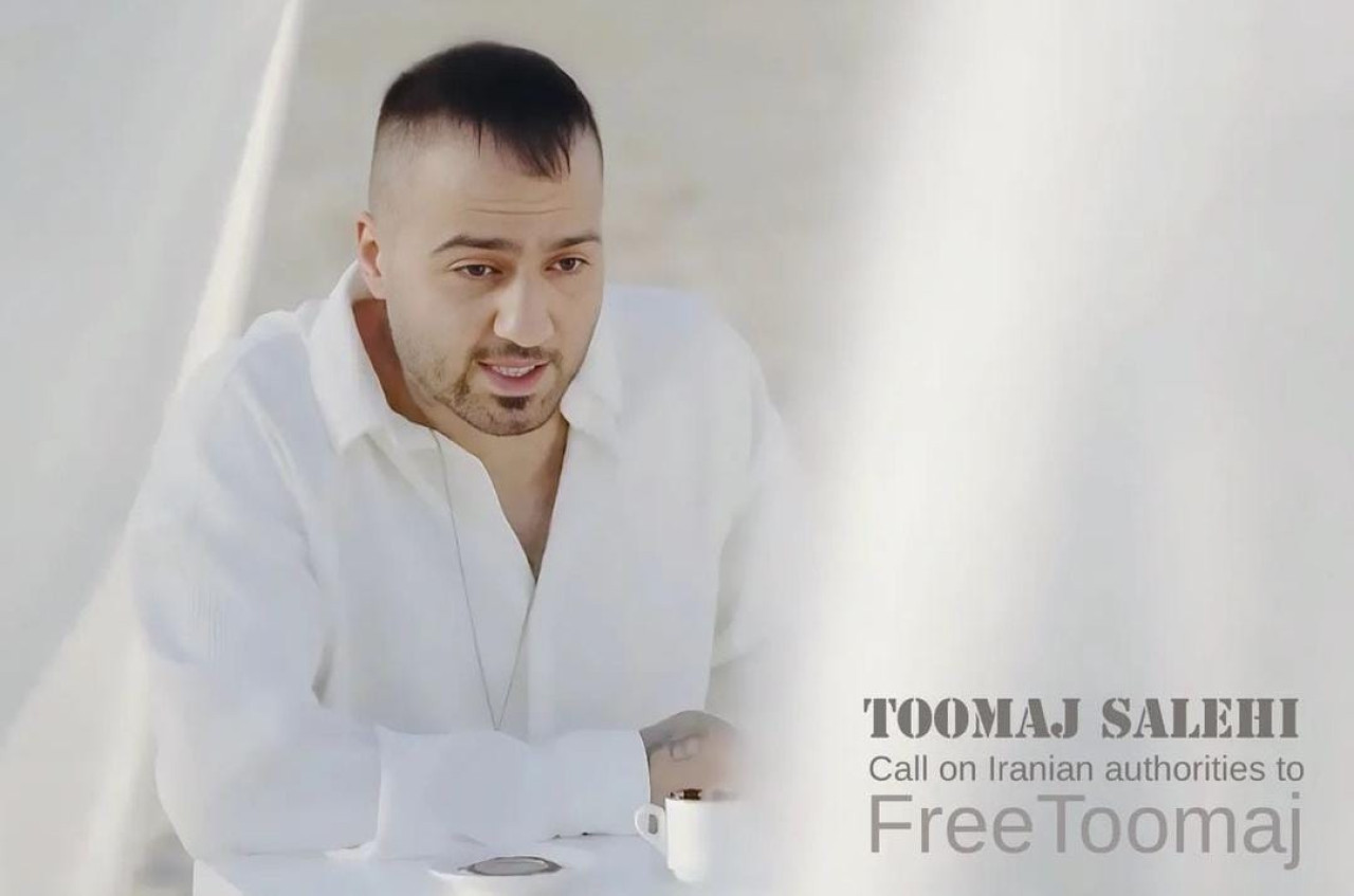 Tomaj Salehi, el rapero condenado a muerte por Irán. Foto: Instagram / @toomajofficial.