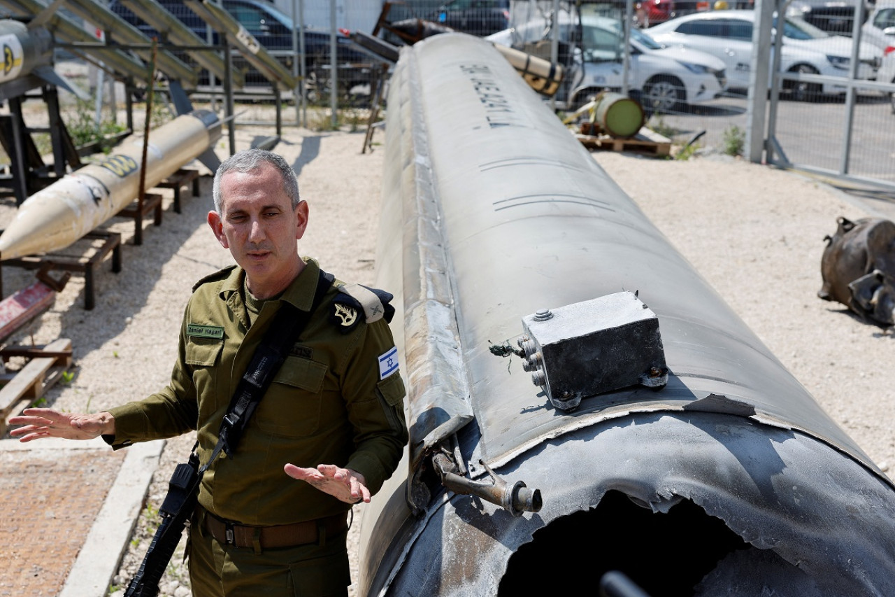 Daniel Hagari, portavoz del Ejército de Israel. Foto: Reuters.