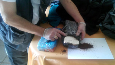 Salta: AFIP detectó cocaína oculta en termos con café