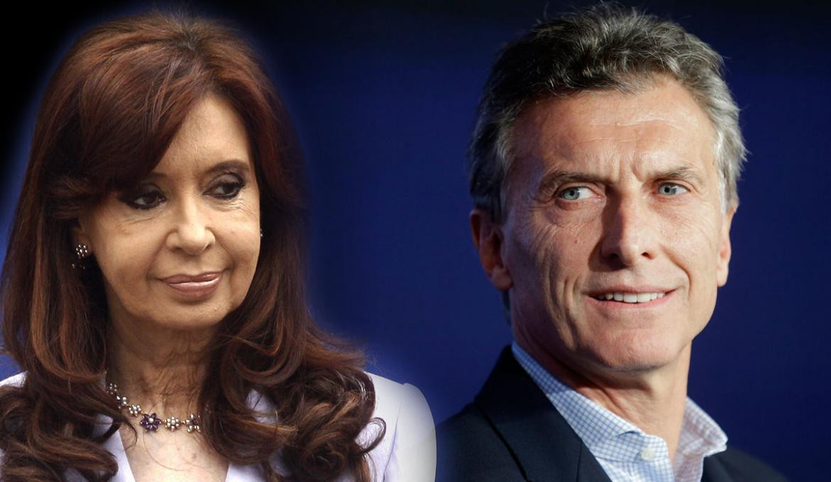 Cristina Kirchner y Mauricio Macri 