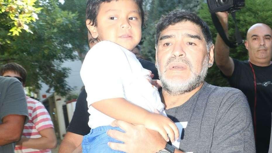 Dieguito Fernando y Diego Maradona