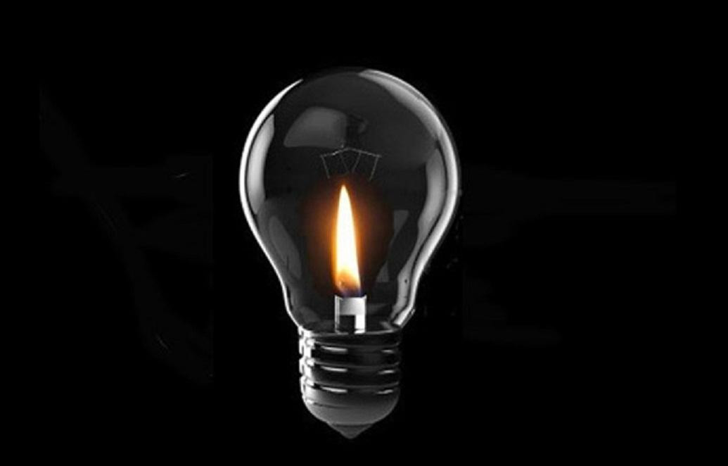 Cortes de luz - energía eléctrica - lamparita y vela