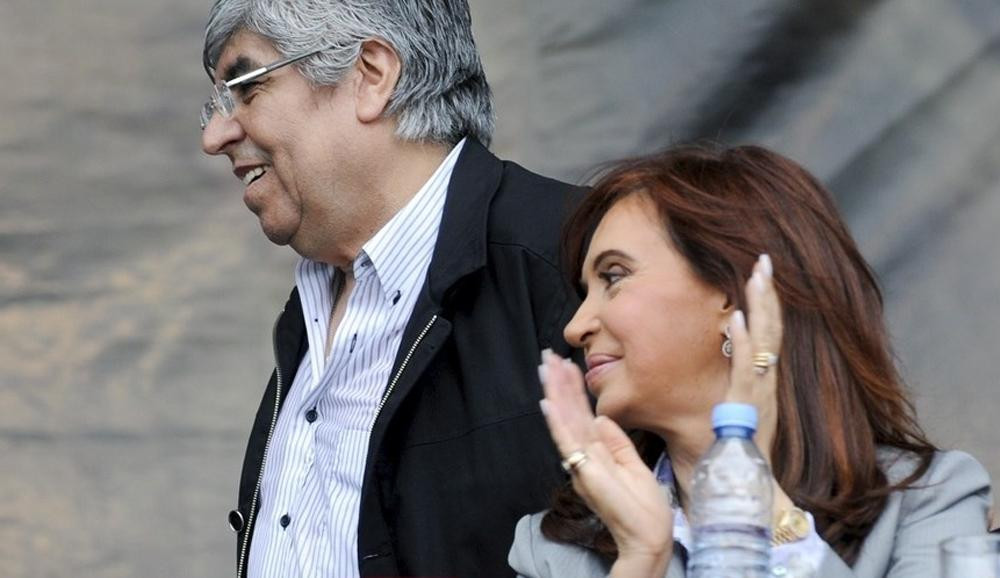 Hugo Moyano y Cristina Kirchner