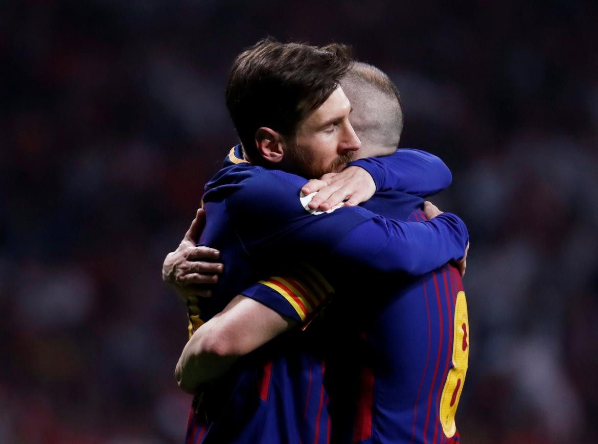 Despedida de Iniesta - Messi - Reuters