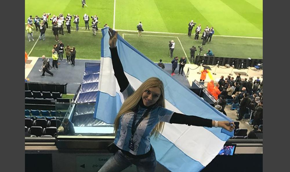Melisia - Hincha de River hot - Selección Argentina - Mundial Rusia 2018