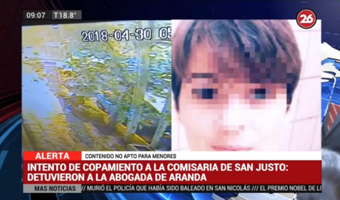 Letizia Analía Tortosa, abogada de Aranda - Ataque a comisaría de San Justo