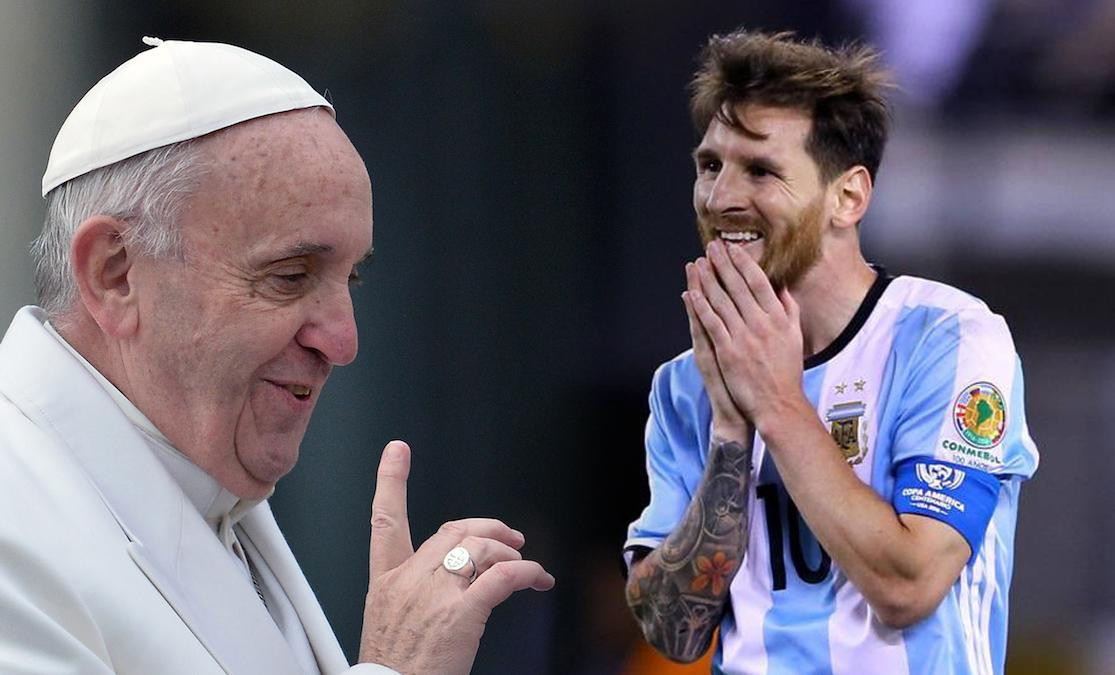Papa Francisco - Lionel Messi - Mundial Rusia 2018 - Selección Argentina