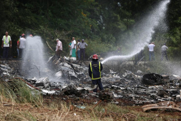 Tragedia aérea en Cuba: las desgarradoras imágenes del accidente