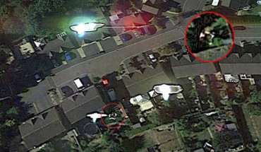 Google Maps: fotos muestran una supuesta abducción extraterrestre