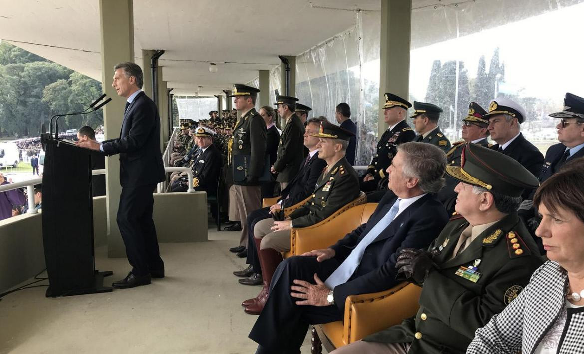 Mauricio Macri - Día del Ejército