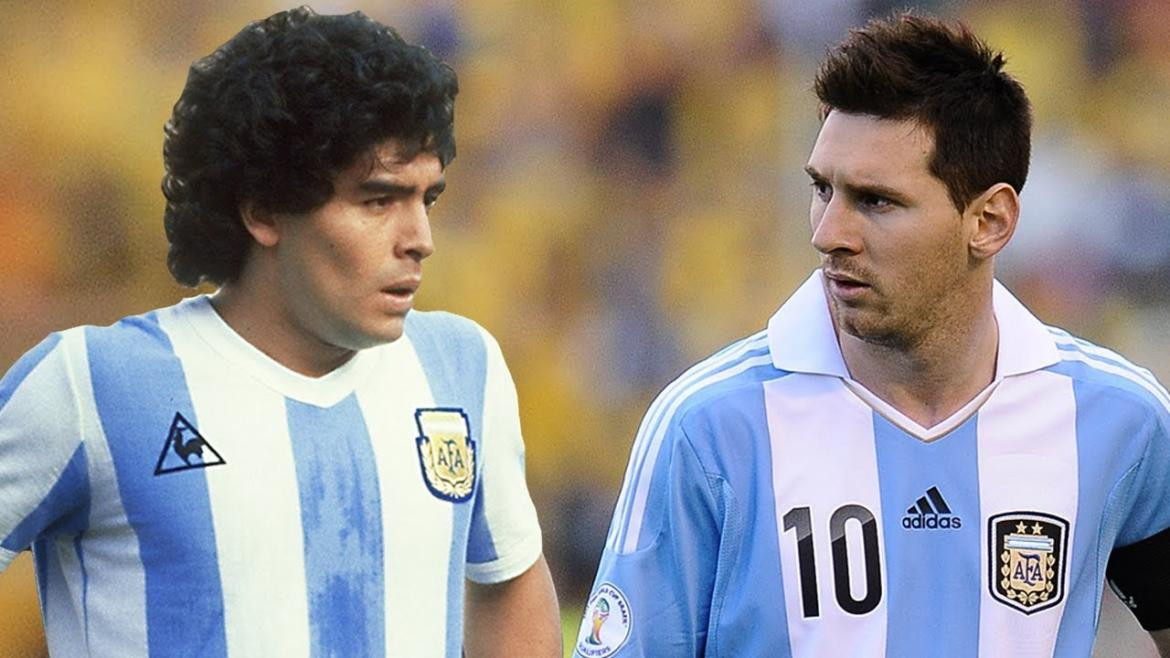 Messi vs. Maradona, Selección Argentina