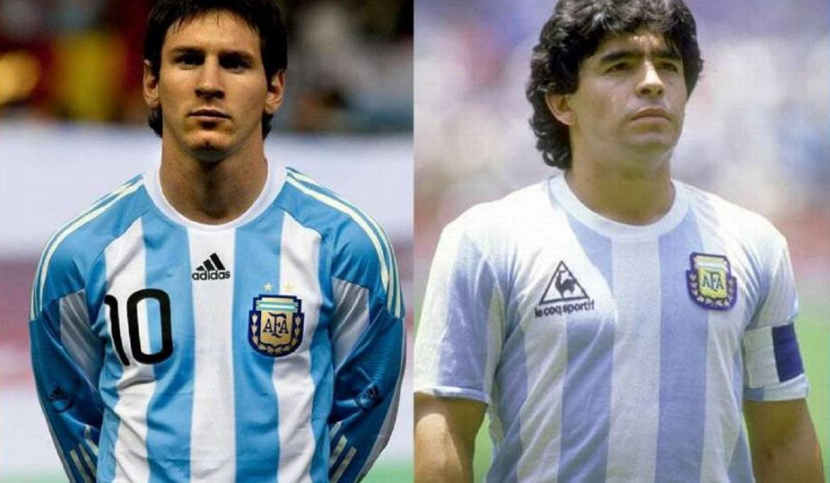 Messi vs. Maradona, Selección Argentina