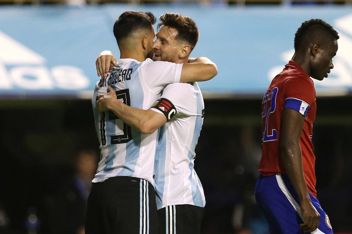 Argentina vs. Haití, Aguero y Messi, rumbo al Mundial Rusia 2018, Selección Argentina, Reuters