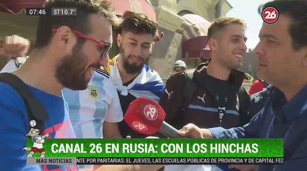 Hinchas argentinos en Rusia - Mundial Rusia 2018 - Deportes - Canal 26