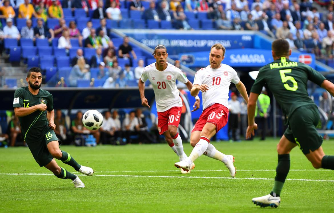Dinamarca vs. Australia - Mundial Rusia 2018 (Reuters)