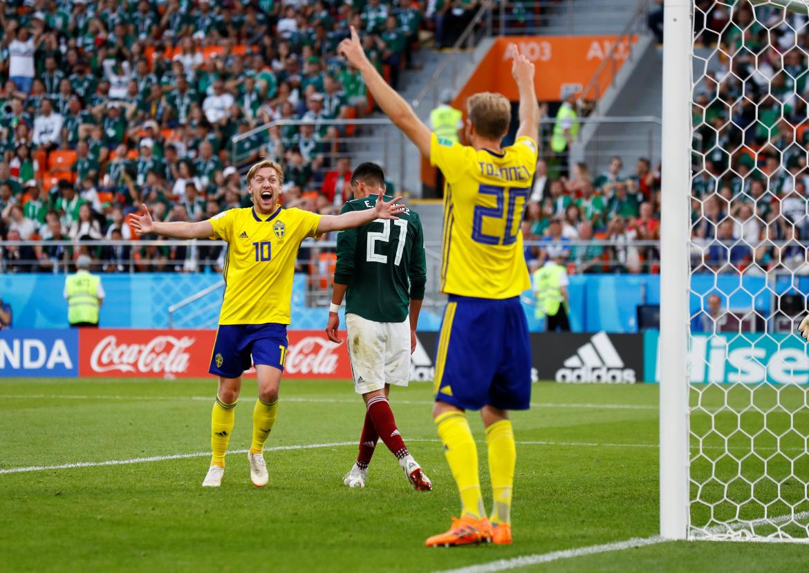 Mundial Rusia 2018: México vs. Suecia (Reuters)
