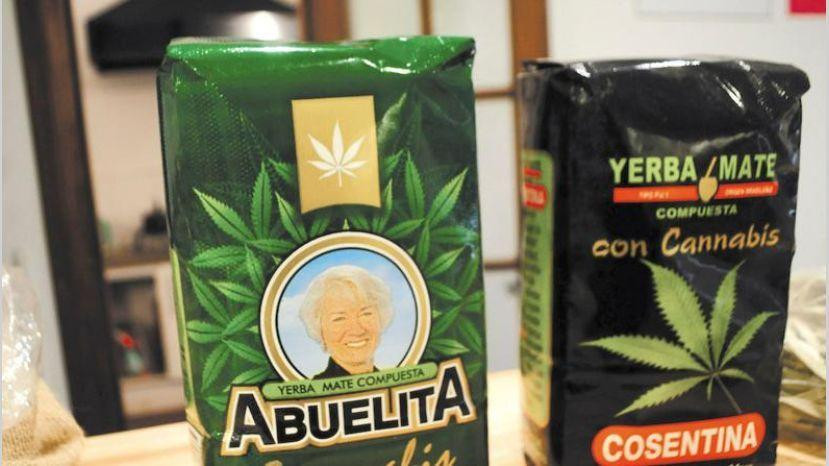 Yerba con cannabis - Uruguay