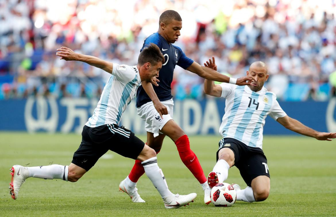Mascherano, Mundial Rusia 2018, Francia vs. Argentina, Reuters