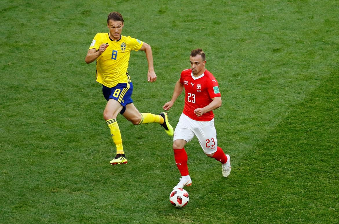 Mundial Rusia 2018: Suecia vs. Suiza (Reuters)