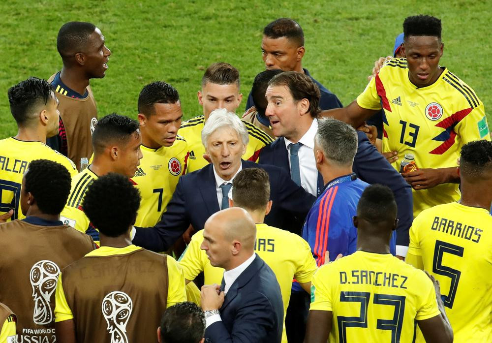 Pekerman - Colombia vs. Inglaterra - Mundial Rusia 2018 (Reuters)