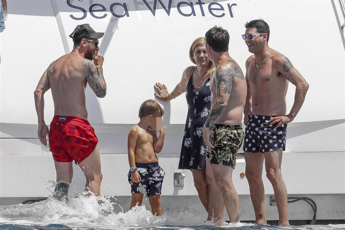 Vacaciones de Messi en Ibiza 