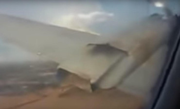 Video impactante: pasajero filmó la caída del avión en que viajaba