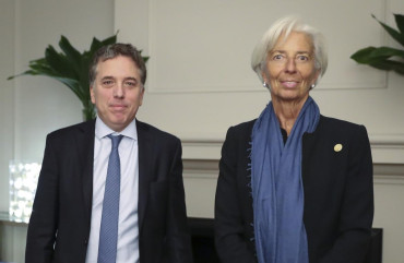Antes de cenar con Macri, Lagarde se reunió con Nicolás Dujovne