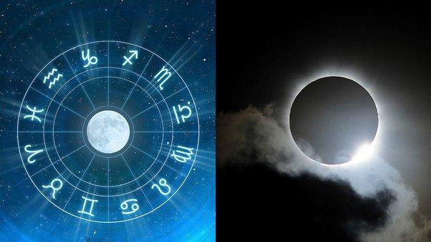 Signos zodiácos - eclipse lunar