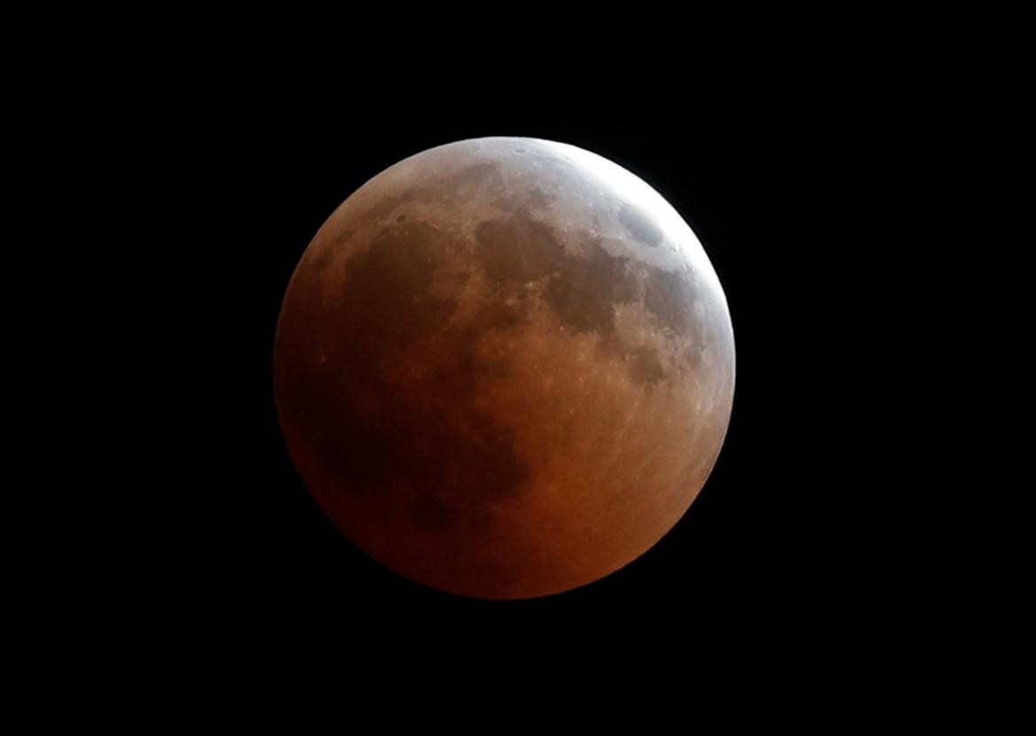 Luna de Sangre, Eclipse lunar, El Cairo, Egipto, Reuters
