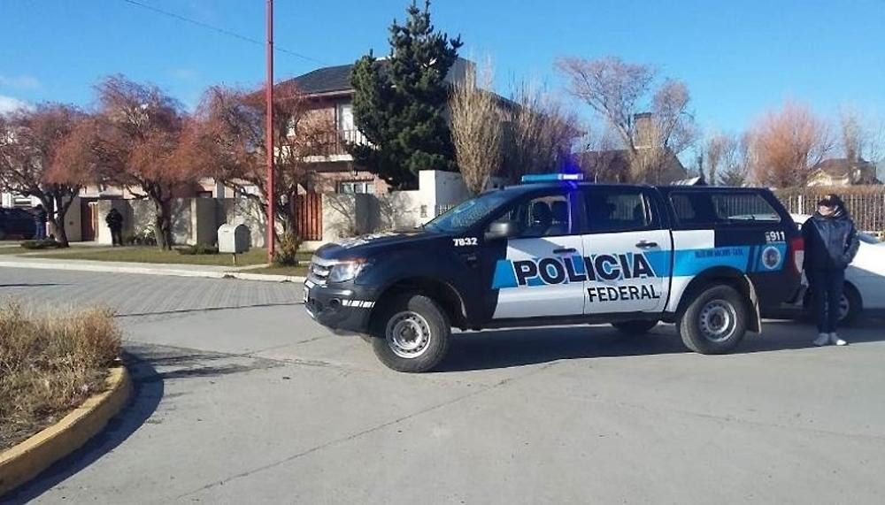 Allanamiento en casa de Cristina Kirchner en Río Gallegos (Foto: Tiempo Sur)