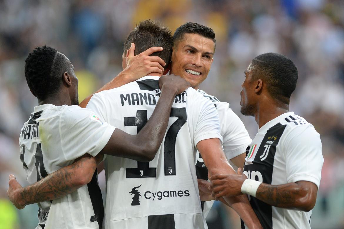 Festejo de Juventus - Cristiano Ronaldo (Reuters)